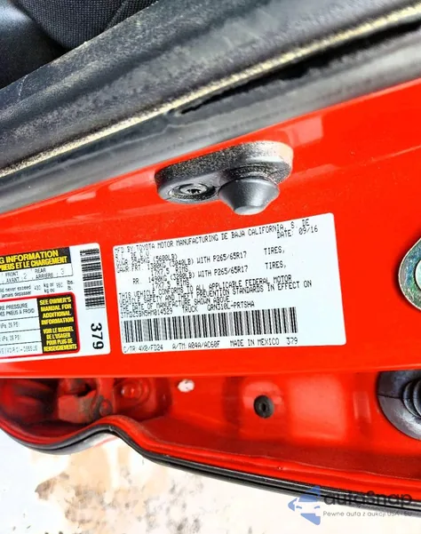 2017 Toyota Tacoma Double Cab z USA, uszkodzony, nr VIN 3TMDZ5BN5HM014529